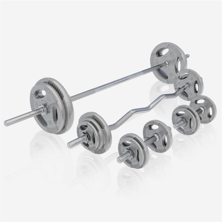 Set universal de antrenament din fontă Gripper 108 kg