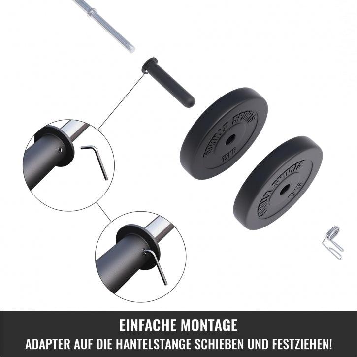 Adaptor negru 50 mm pentru 30 mm