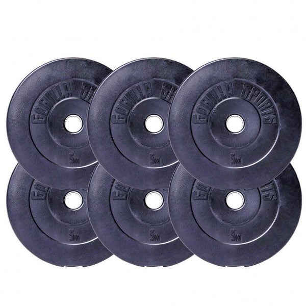 Set de haltere din plastic 38 kg