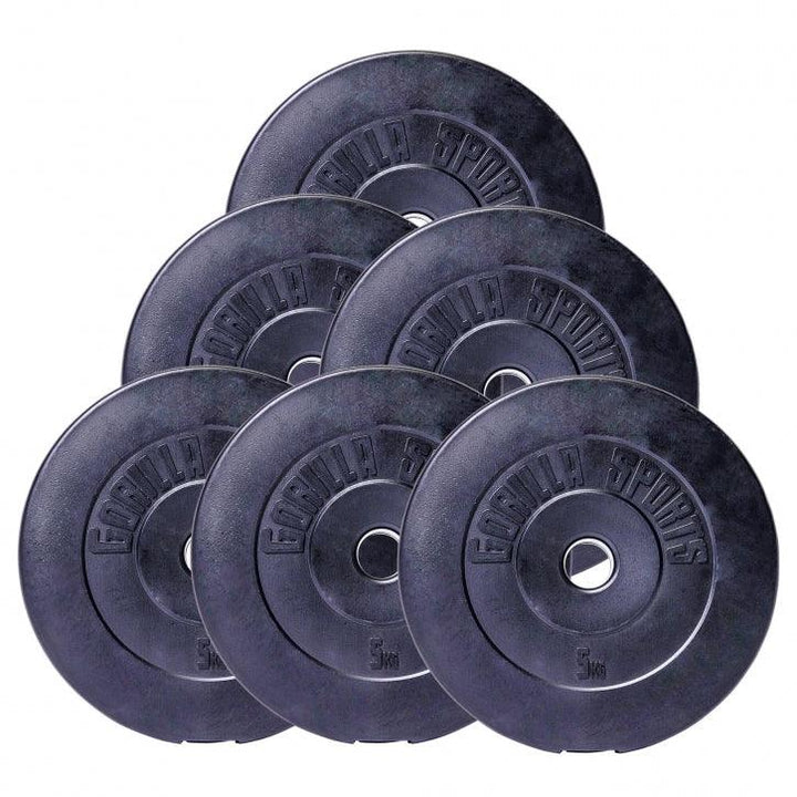 Set de haltere din plastic 38 kg