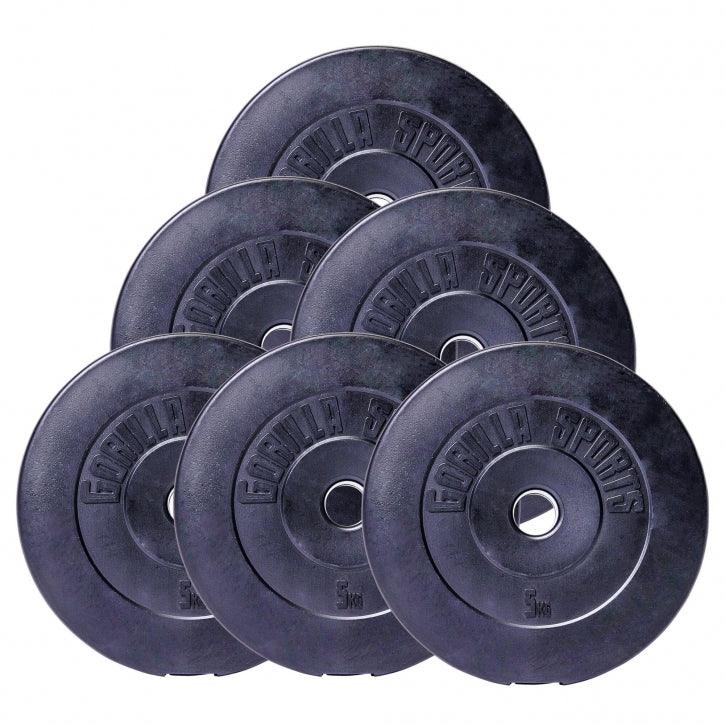Set de haltere din plastic 38 kg
