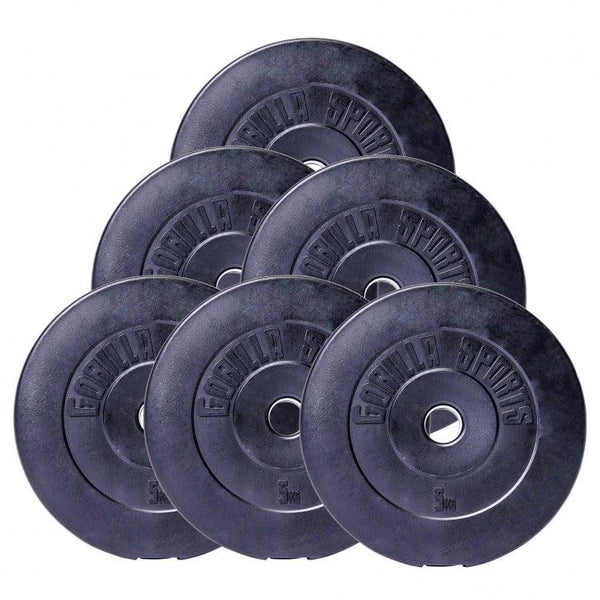 Set de haltere din plastic 38 kg