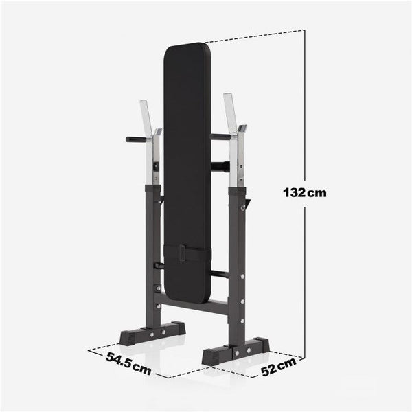 BANCĂ REGLABILĂ PIEPT CU SUPORT + SET DE GREUTĂȚI 100 KG 30/31 MM - Gorilla Sports Ro