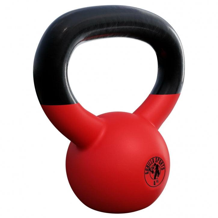 Kettlebell din fontă cu neopren roșu 2 - 32 kg
