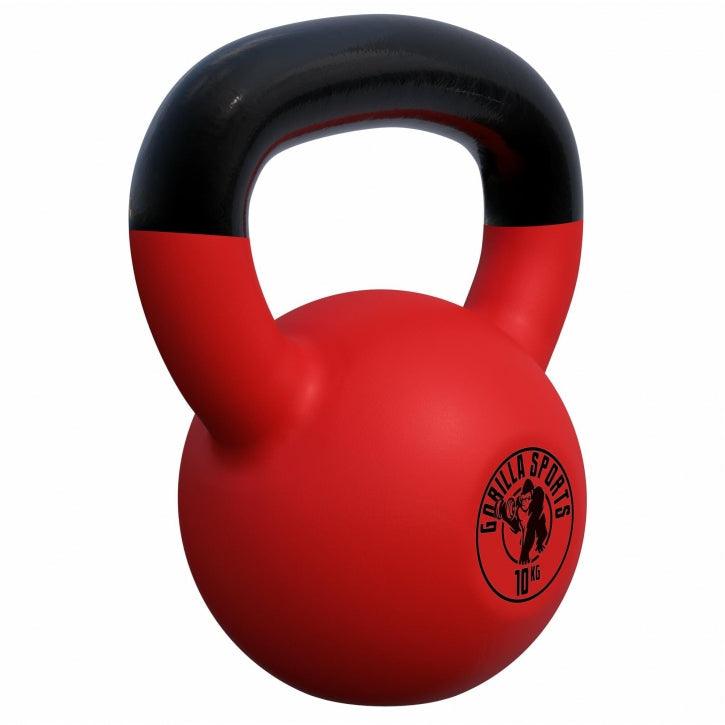 Kettlebell din fontă cu neopren roșu 2 - 32 kg