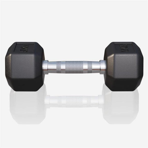 Halter hexagonal cu cauciuc 2 - 50 kg