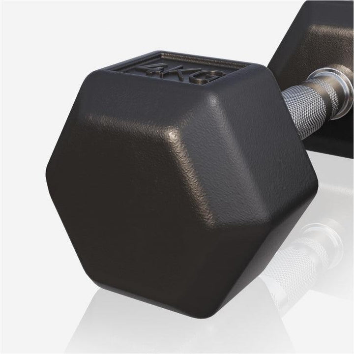 Halter hexagonal cu cauciuc 2 - 50 kg