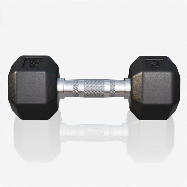 Halter hexagonal cu cauciuc 2 - 50 kg