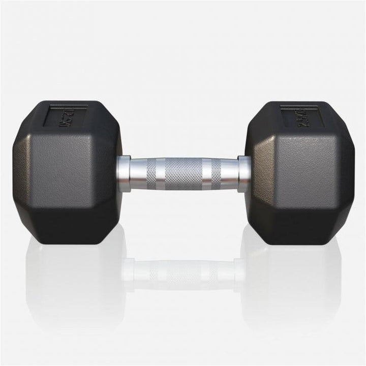 Halter hexagonal cu cauciuc 2 - 50 kg