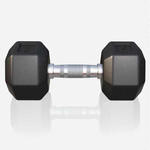 Halter hexagonal cu cauciuc 2 - 50 kg