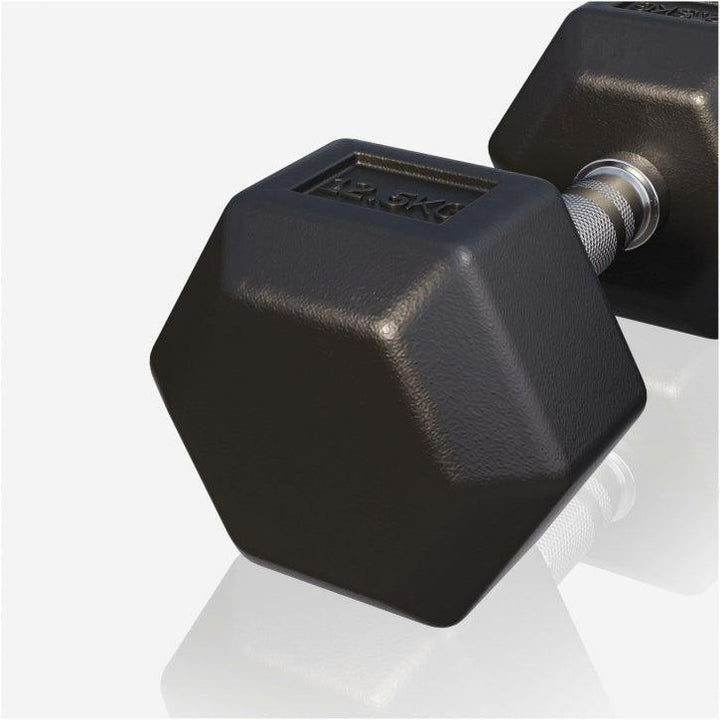 Halter hexagonal cu cauciuc 2 - 50 kg
