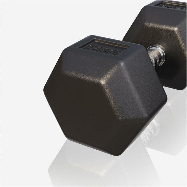 Halter hexagonal cu cauciuc 2 - 50 kg