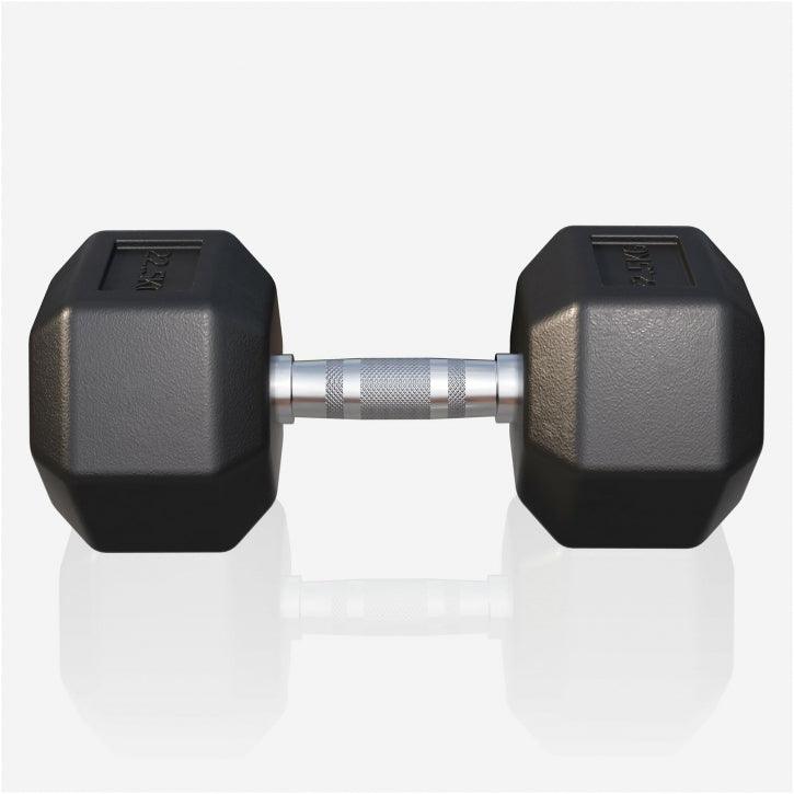 Halter hexagonal cu cauciuc 2 - 50 kg