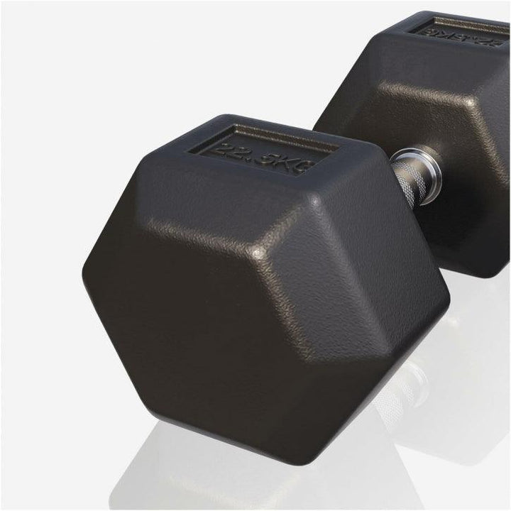 Halter hexagonal cu cauciuc 2 - 50 kg