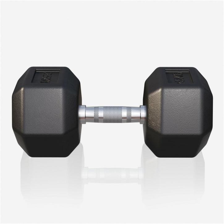 Halter hexagonal cu cauciuc 2 - 50 kg