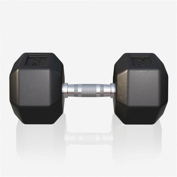 Halter hexagonal cu cauciuc 2 - 50 kg