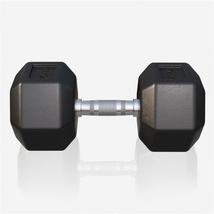 Halter hexagonal cu cauciuc 2 - 50 kg