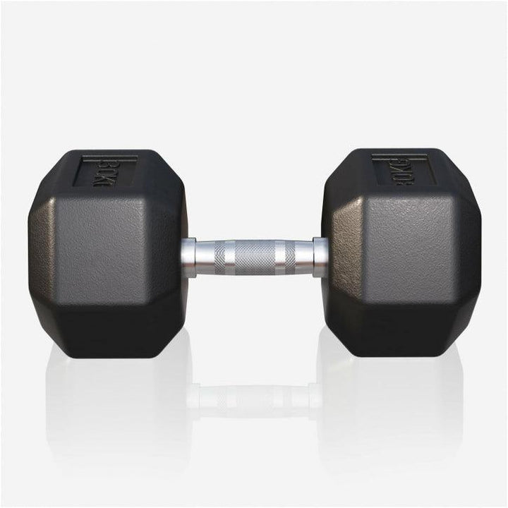 Halter hexagonal cu cauciuc 2 - 50 kg