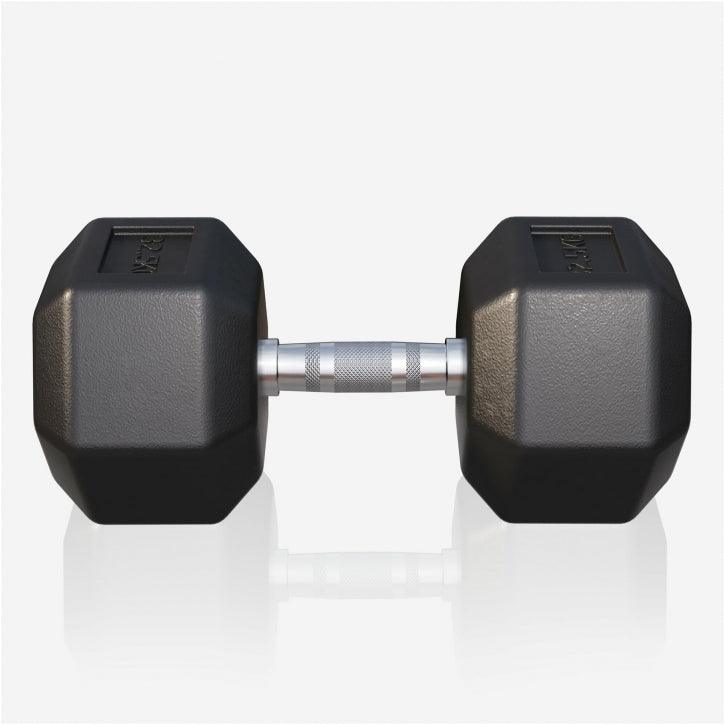 Halter hexagonal cu cauciuc 2 - 50 kg