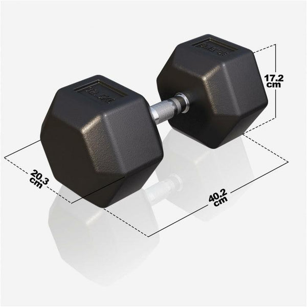 Ganteră Hexagonală 2 - 50Kg - Gorilla Sports Ro