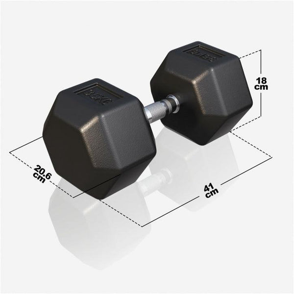 Ganteră Hexagonală 2 - 50Kg - Gorilla Sports Ro