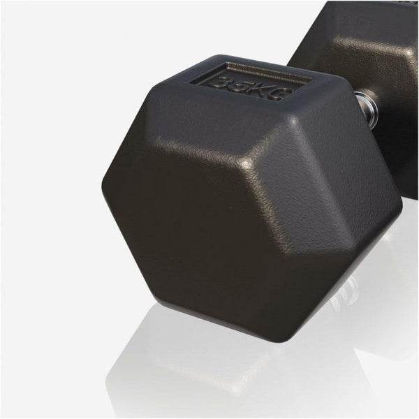 Halter hexagonal cu cauciuc 2 - 50 kg