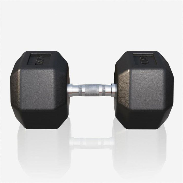 Halter hexagonal cu cauciuc 2 - 50 kg