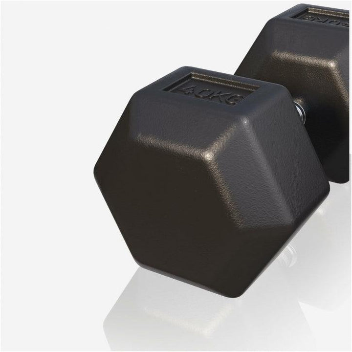 Halter hexagonal cu cauciuc 2 - 50 kg