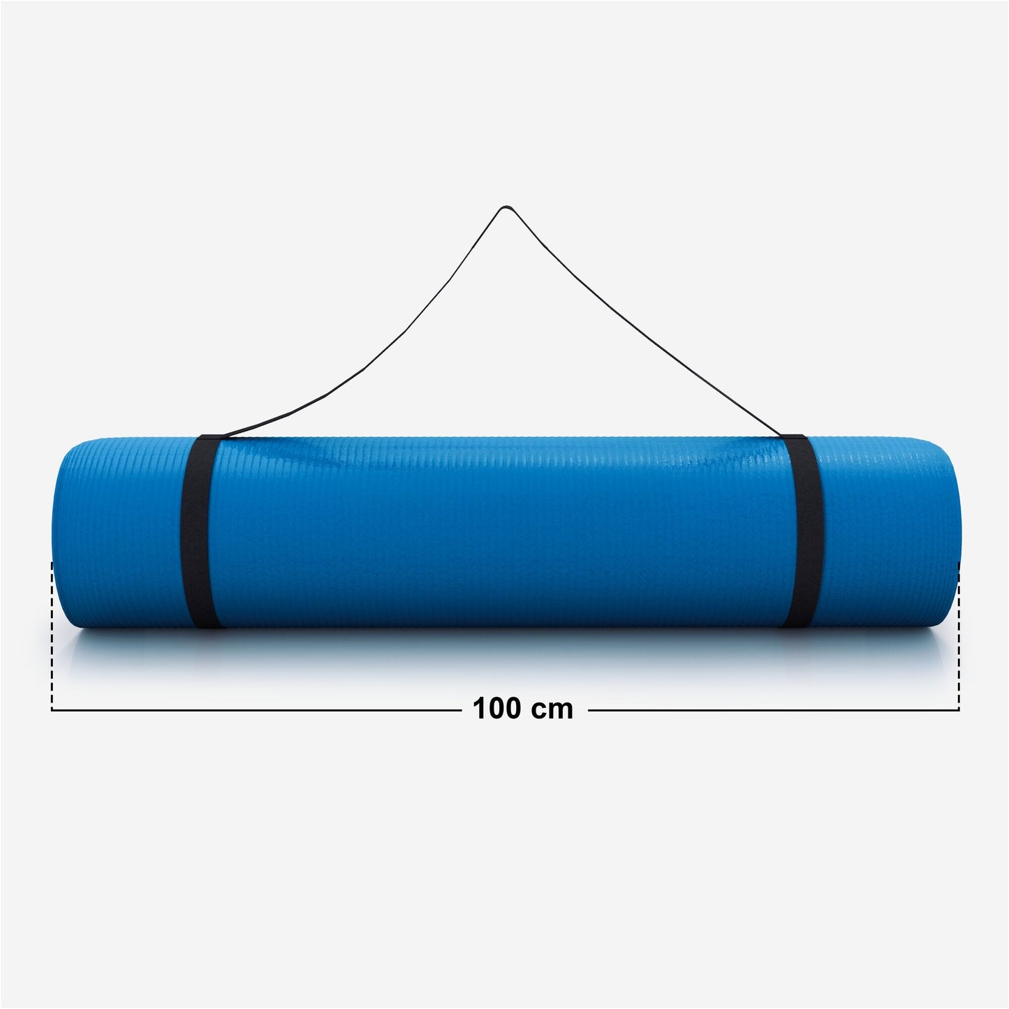 Saltea de yoga cu curea de transport 190 x 60/100 x 1,5 cm