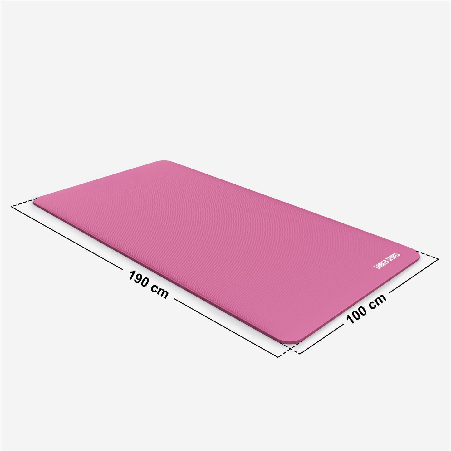Saltea de yoga cu curea de transport 190 x 60/100 x 1,5 cm
