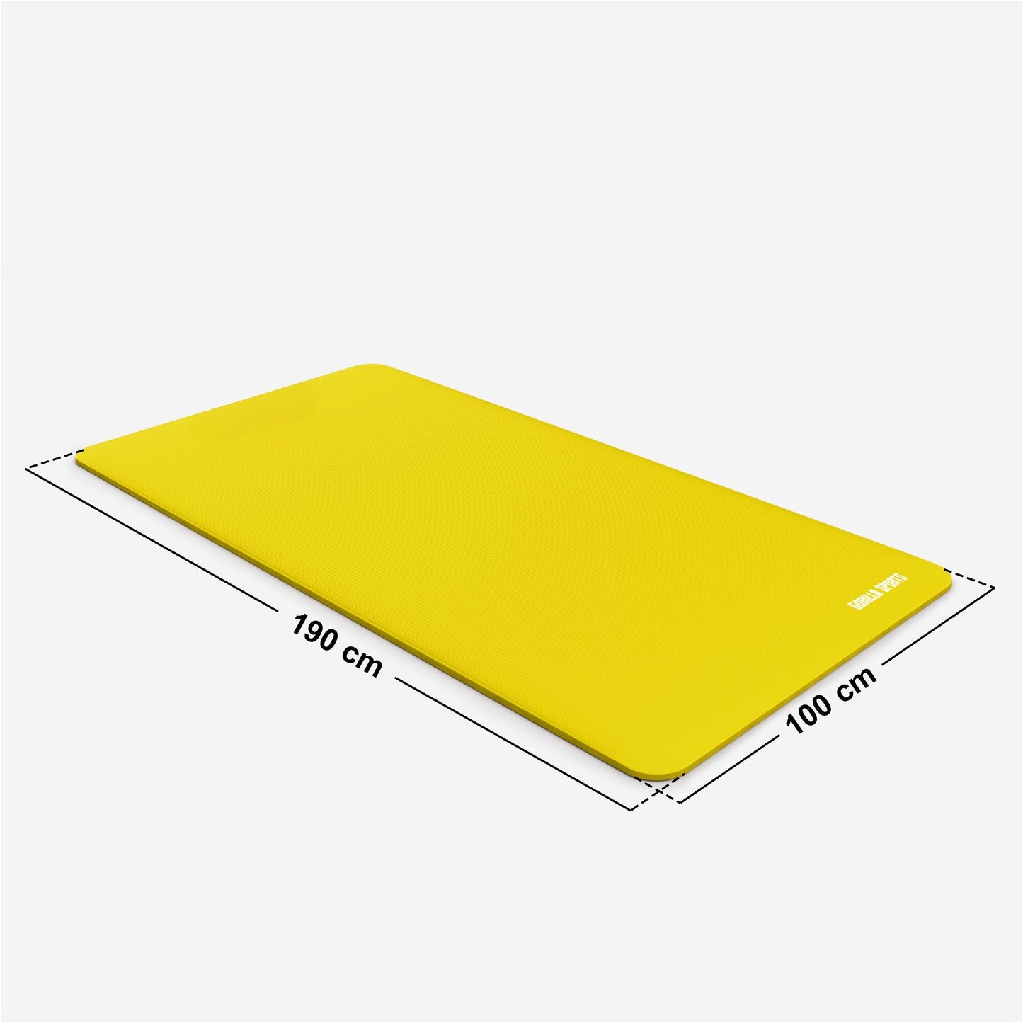 Saltea de yoga cu curea de transport 190 x 60/100 x 1,5 cm