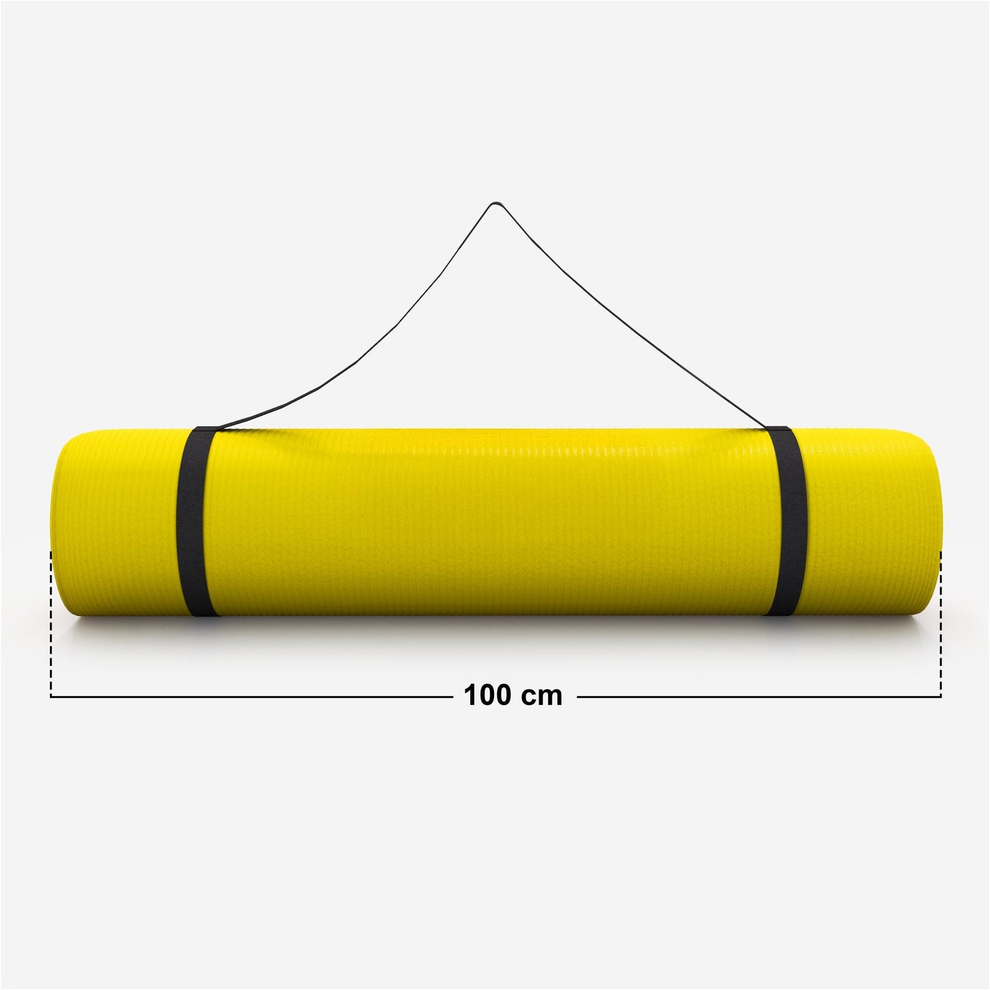 Saltea de yoga cu curea de transport 190 x 60/100 x 1,5 cm