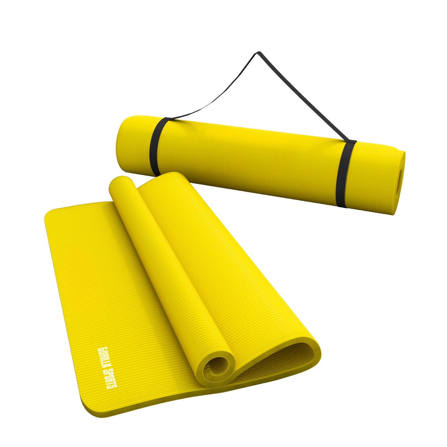 Saltea de yoga cu curea de transport 190 x 60/100 x 1,5 cm