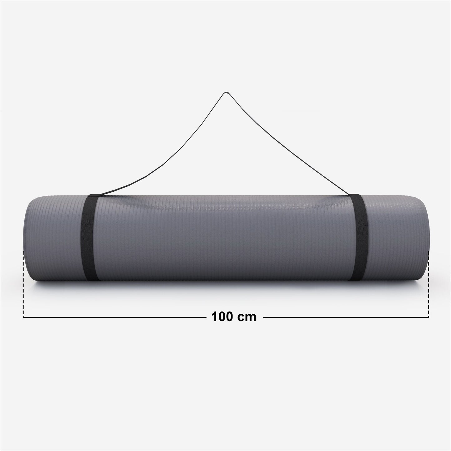 Saltea de yoga cu curea de transport 190 x 60/100 x 1,5 cm