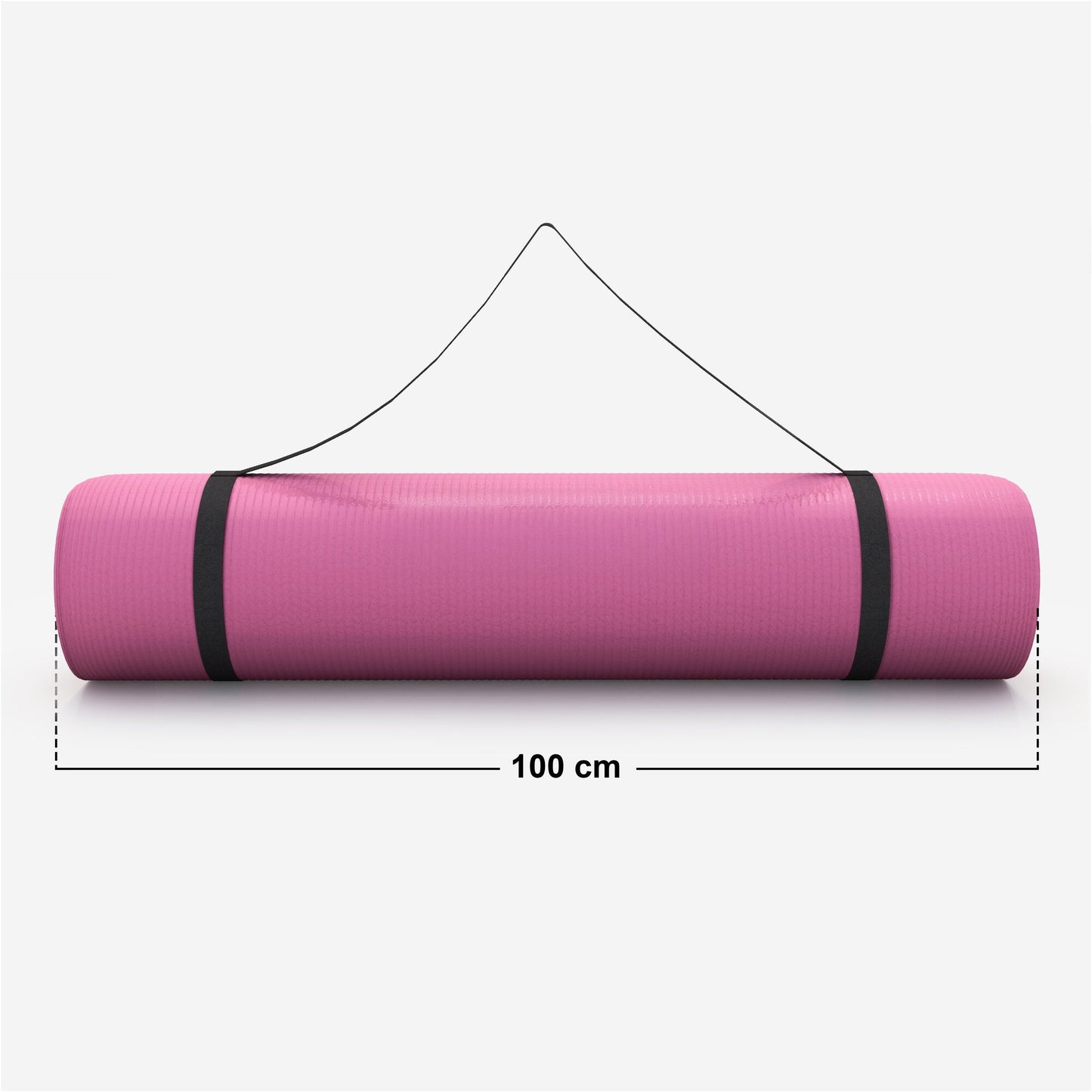 Saltea de yoga cu curea de transport 190 x 60/100 x 1,5 cm