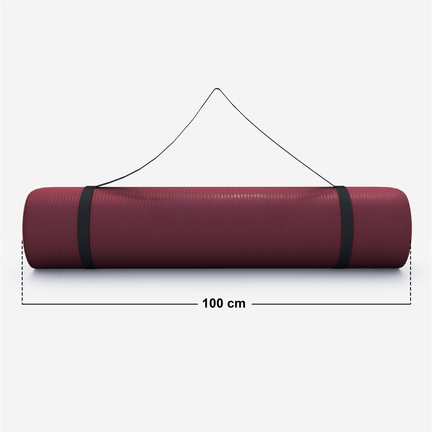 Saltea de yoga cu curea de transport 190 x 60/100 x 1,5 cm