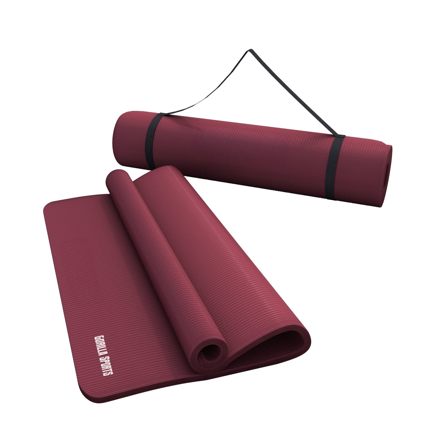 Saltea de yoga cu curea de transport 190 x 60/100 x 1,5 cm