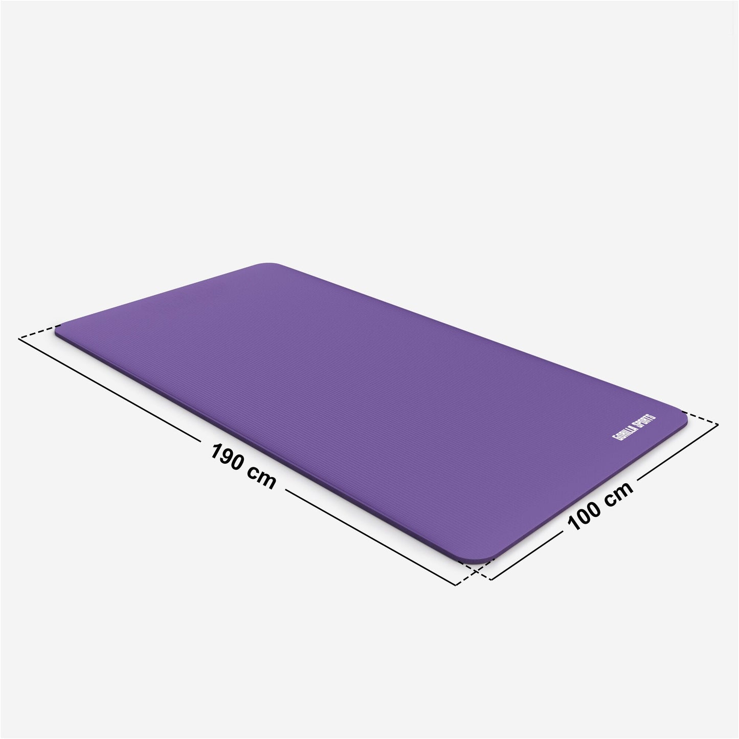 Saltea de yoga cu curea de transport 190 x 60/100 x 1,5 cm