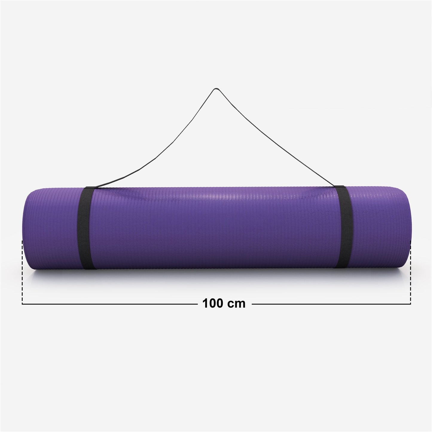 Saltea de yoga cu curea de transport 190 x 60/100 x 1,5 cm