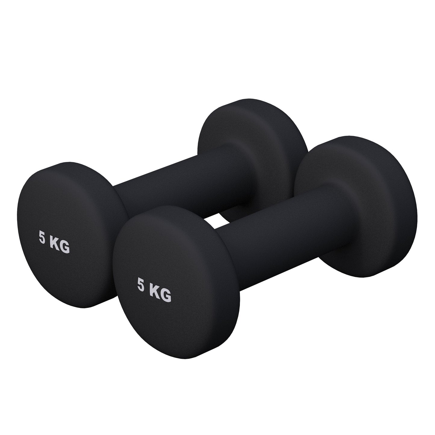 Halterele de gimnastică din neopren, rotunde, 1 - 10 kg