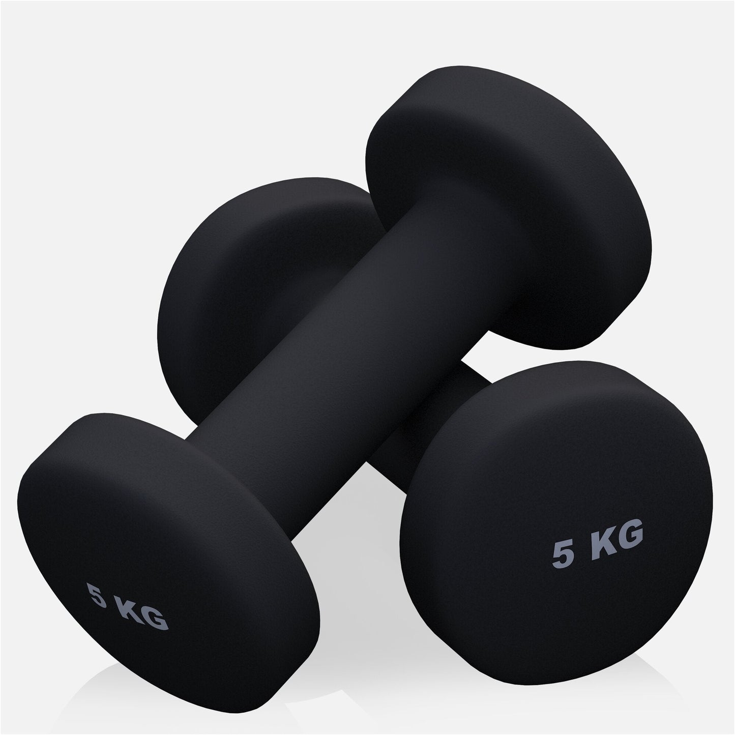 Halterele de gimnastică din neopren, rotunde, 1 - 10 kg