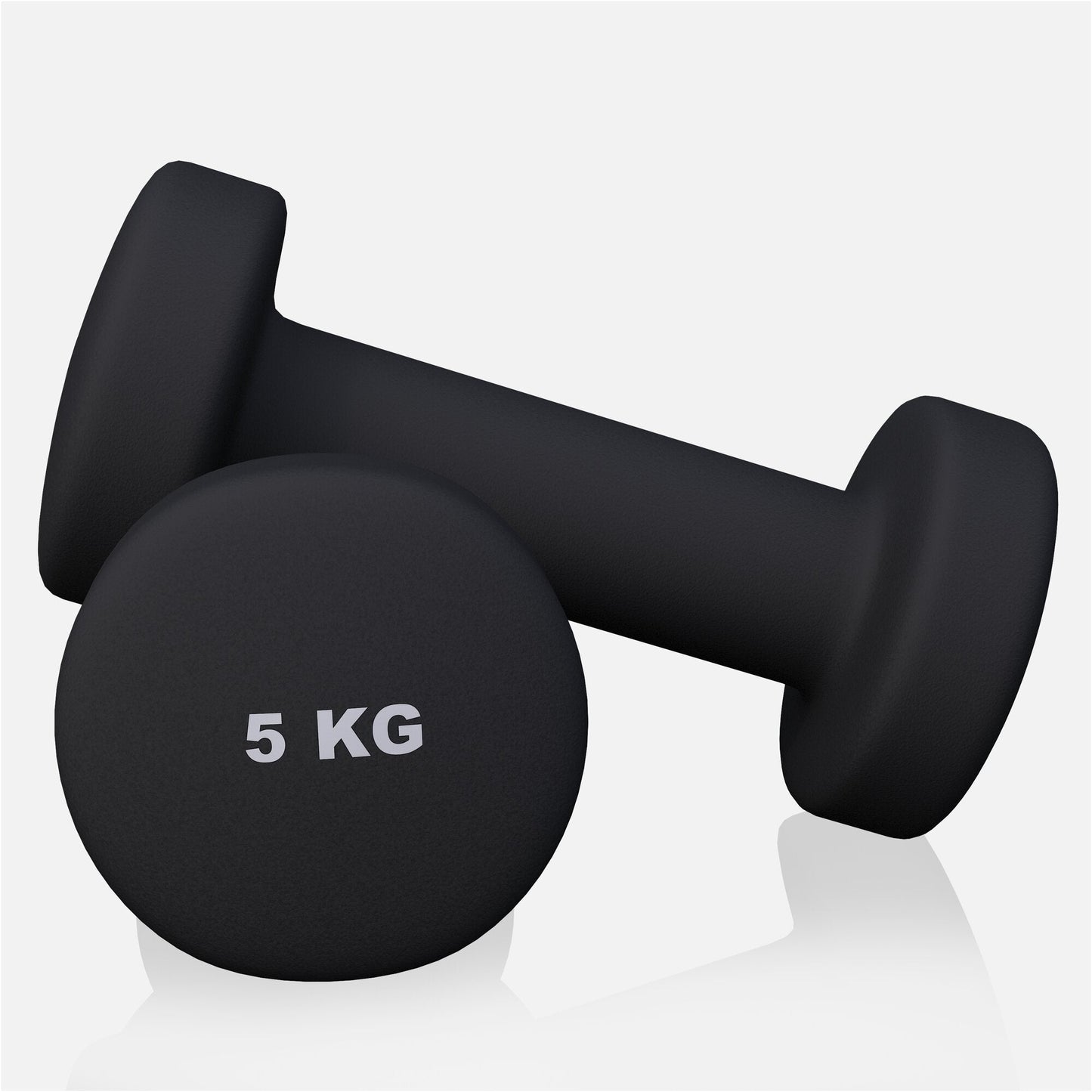 Halterele de gimnastică din neopren, rotunde, 1 - 10 kg
