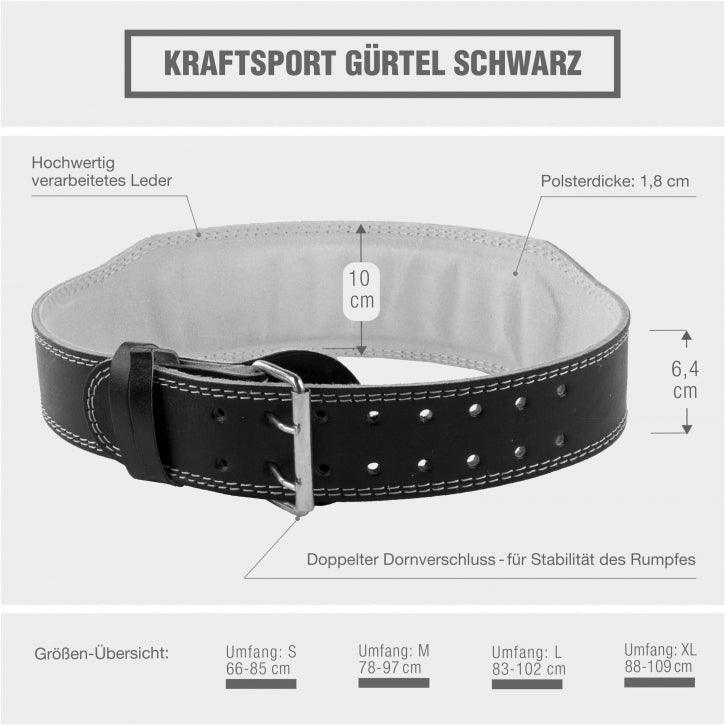 Centură de haltere din piele sintetică S - XL
