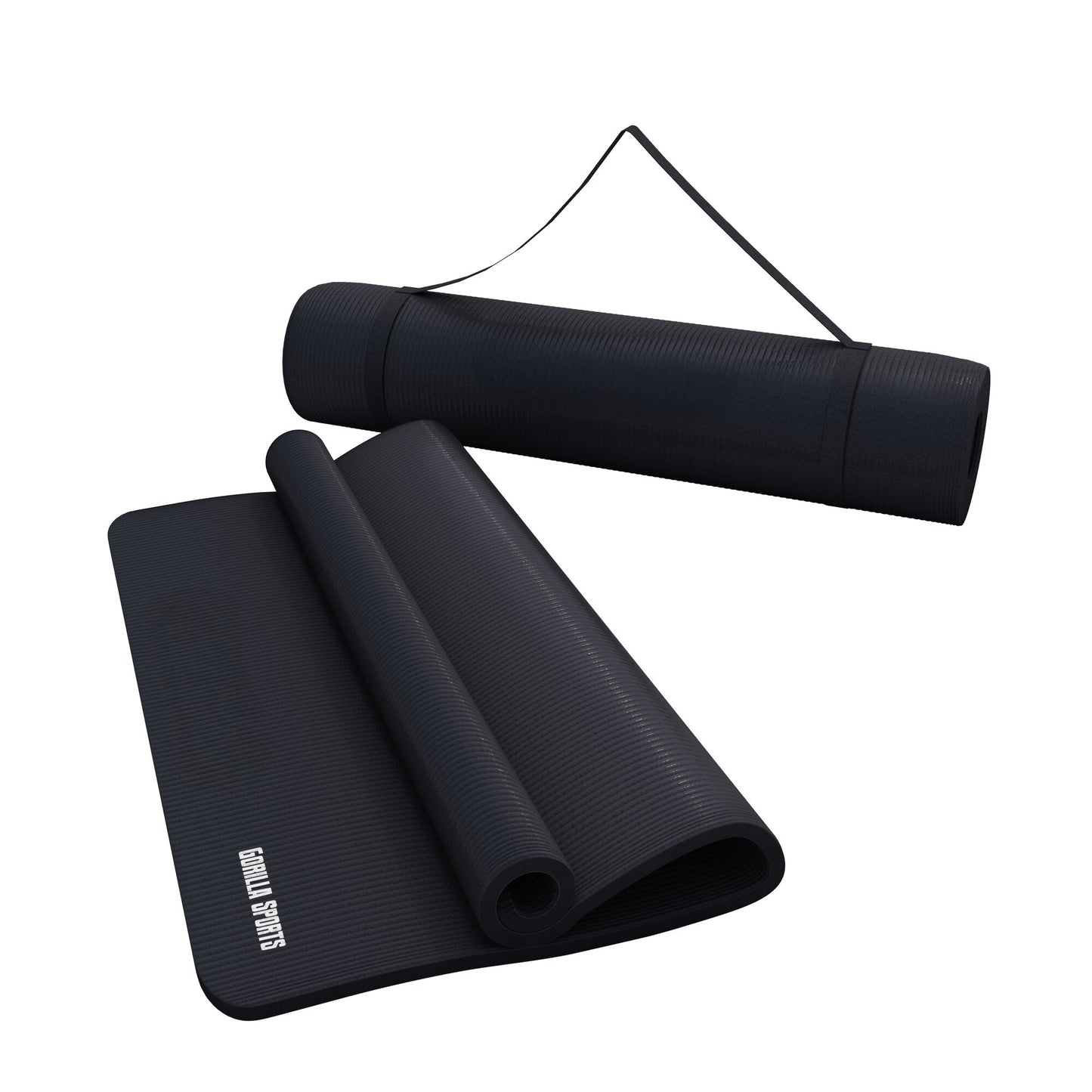 Saltea de yoga cu curea de transport 190 x 60/100 x 1,5 cm
