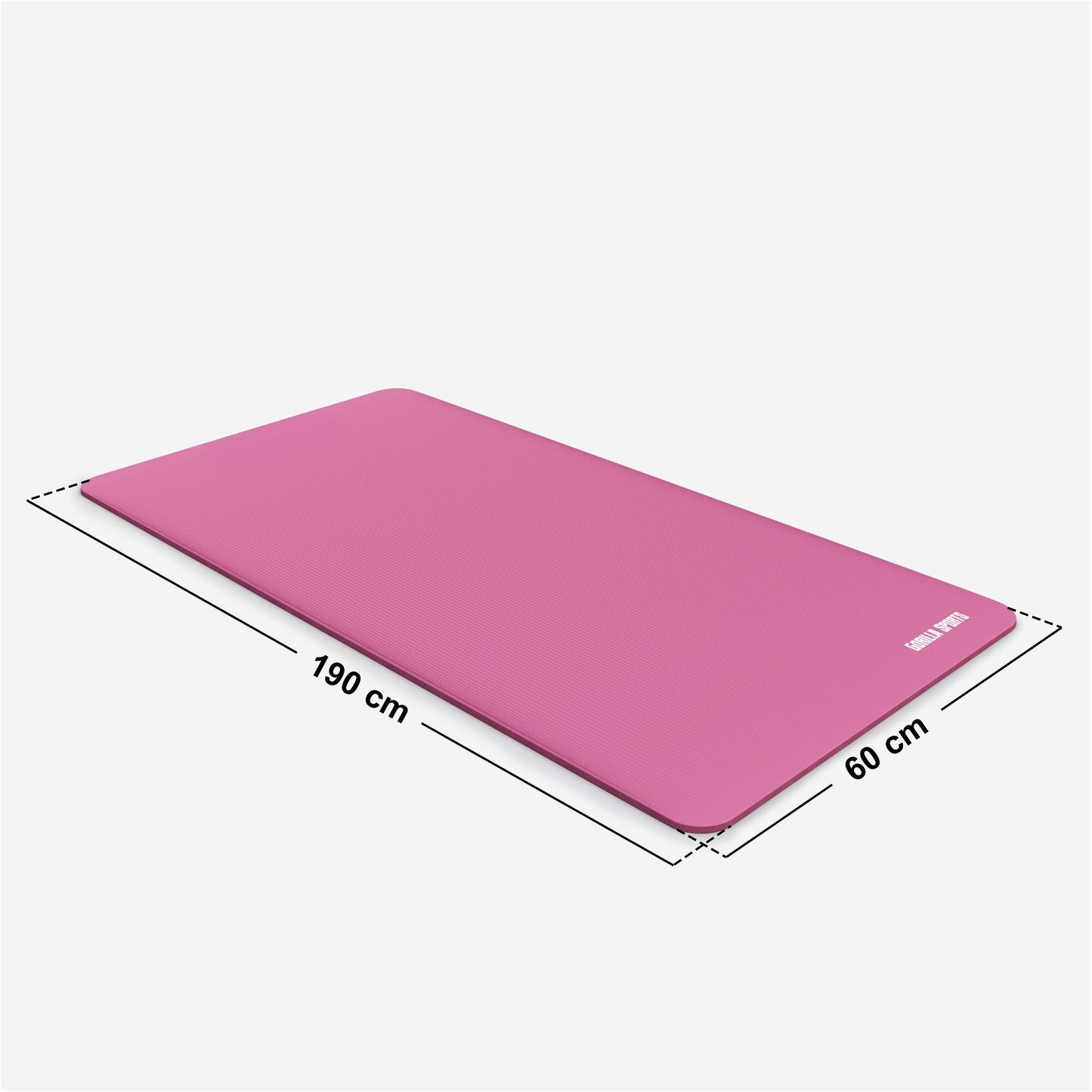 Saltea de yoga cu curea de transport 190 x 60/100 x 1,5 cm