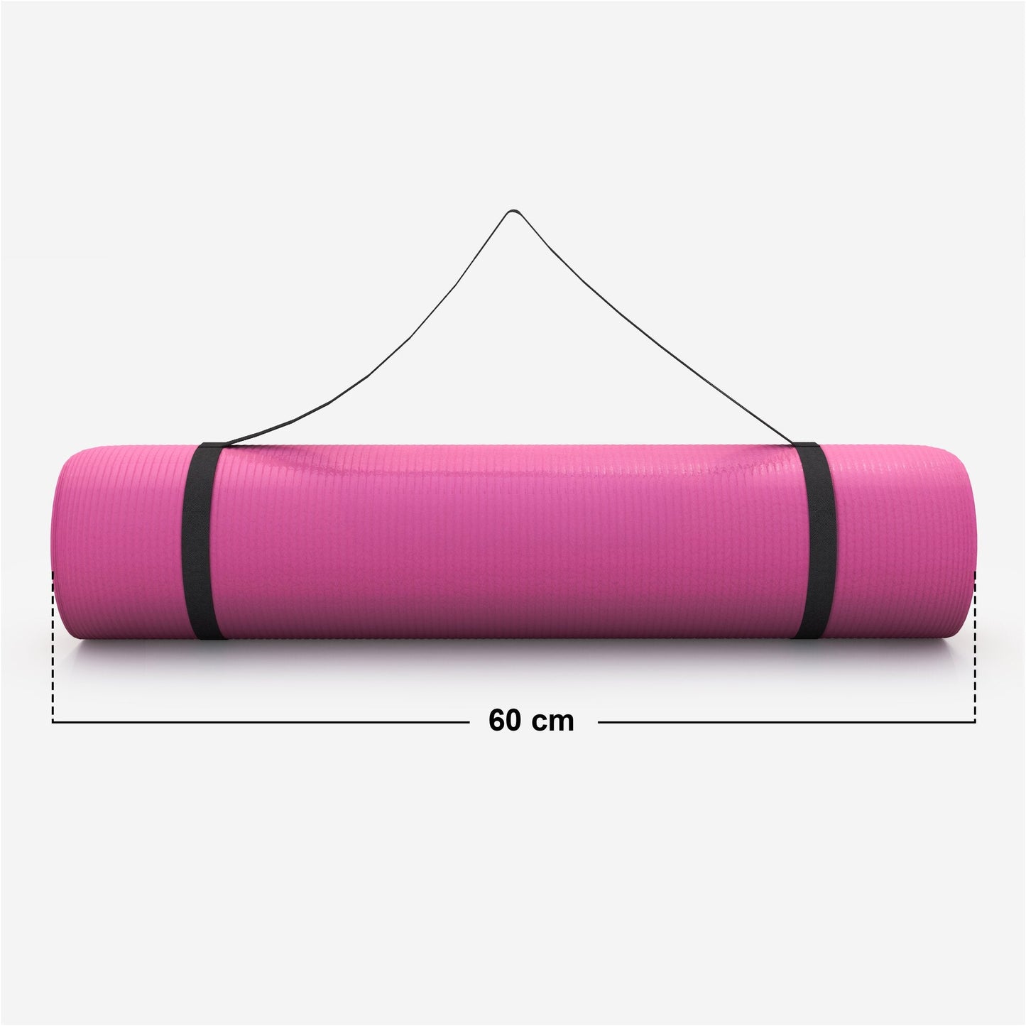 Saltea de yoga cu curea de transport 190 x 60/100 x 1,5 cm