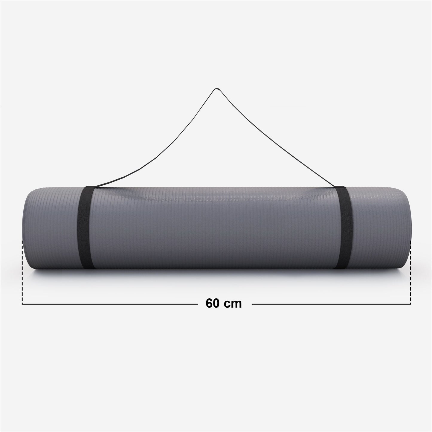 Saltea de yoga cu curea de transport 190 x 60/100 x 1,5 cm