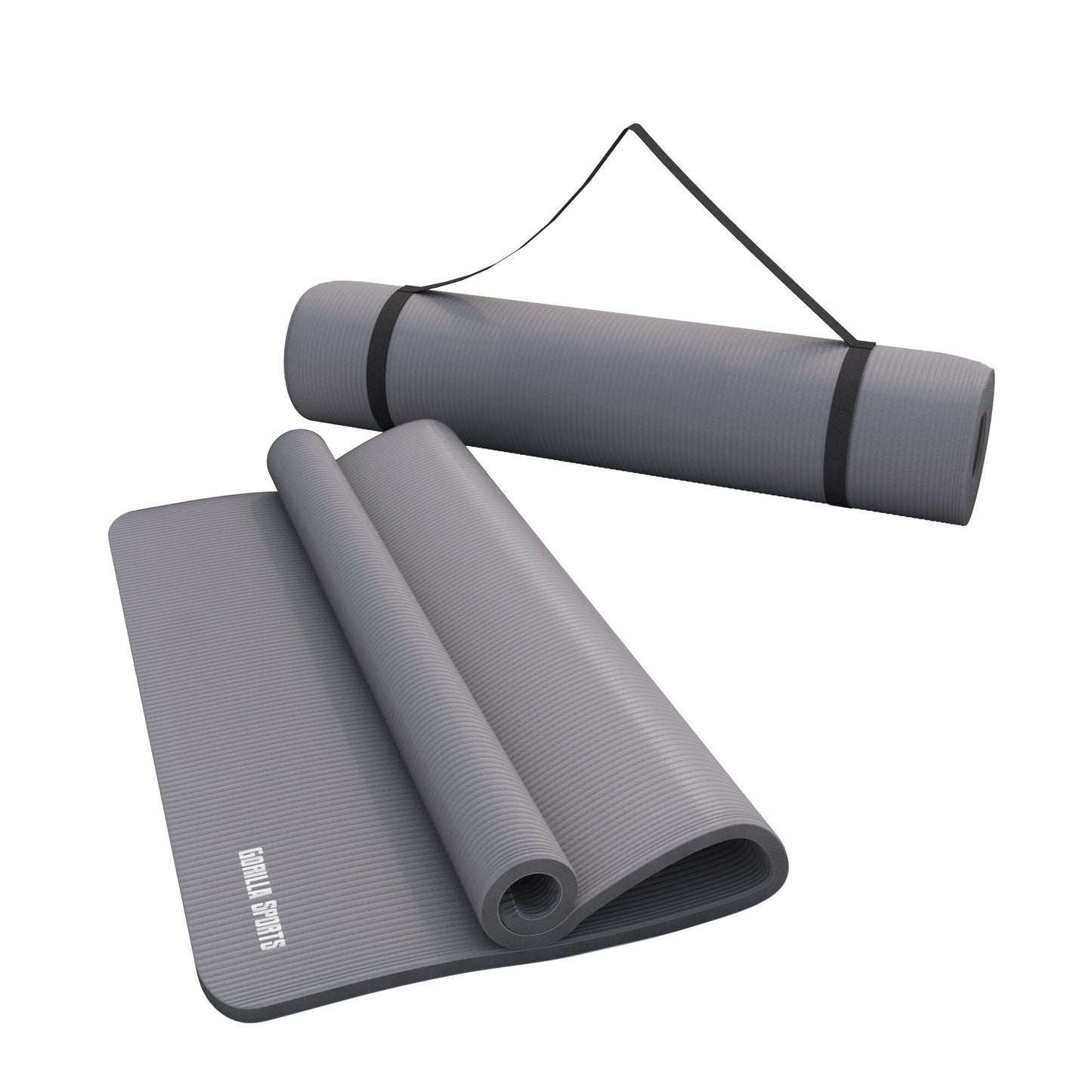 Saltea de yoga cu curea de transport 190 x 60/100 x 1,5 cm