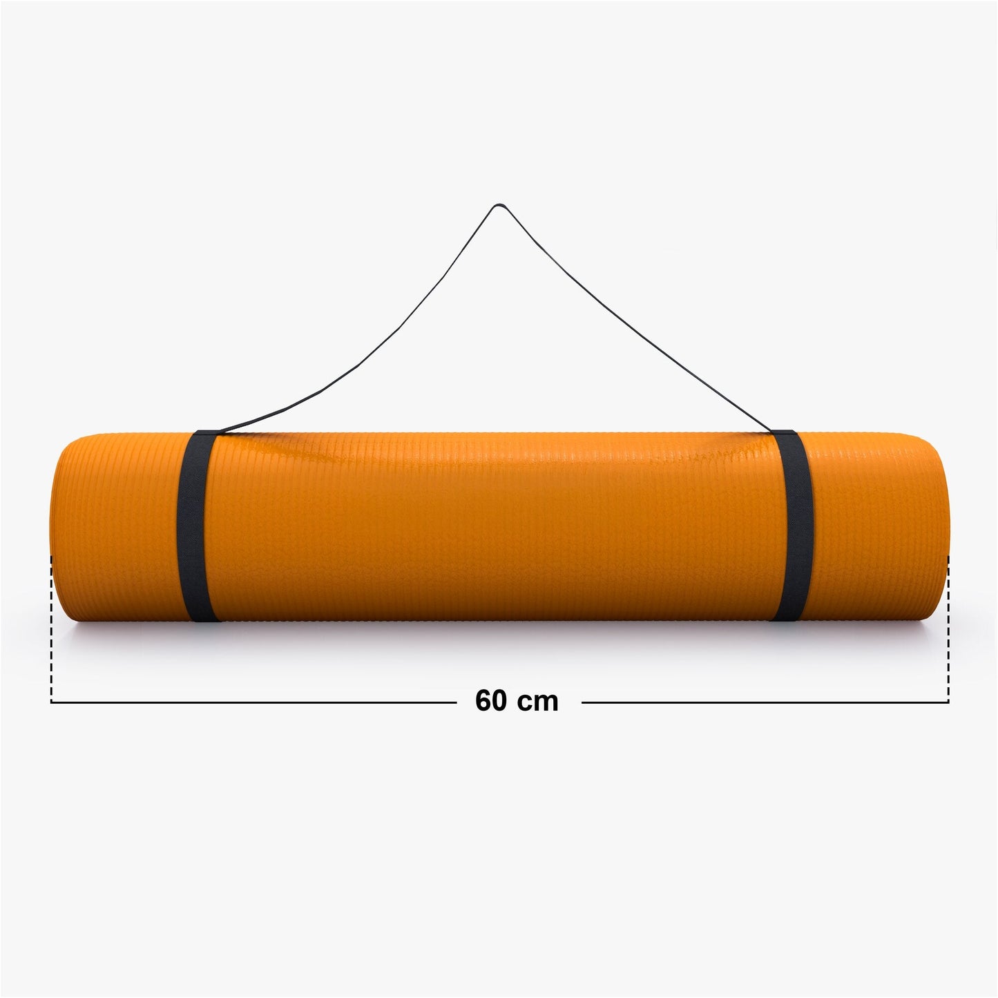 Saltea de yoga cu curea de transport 190 x 60/100 x 1,5 cm