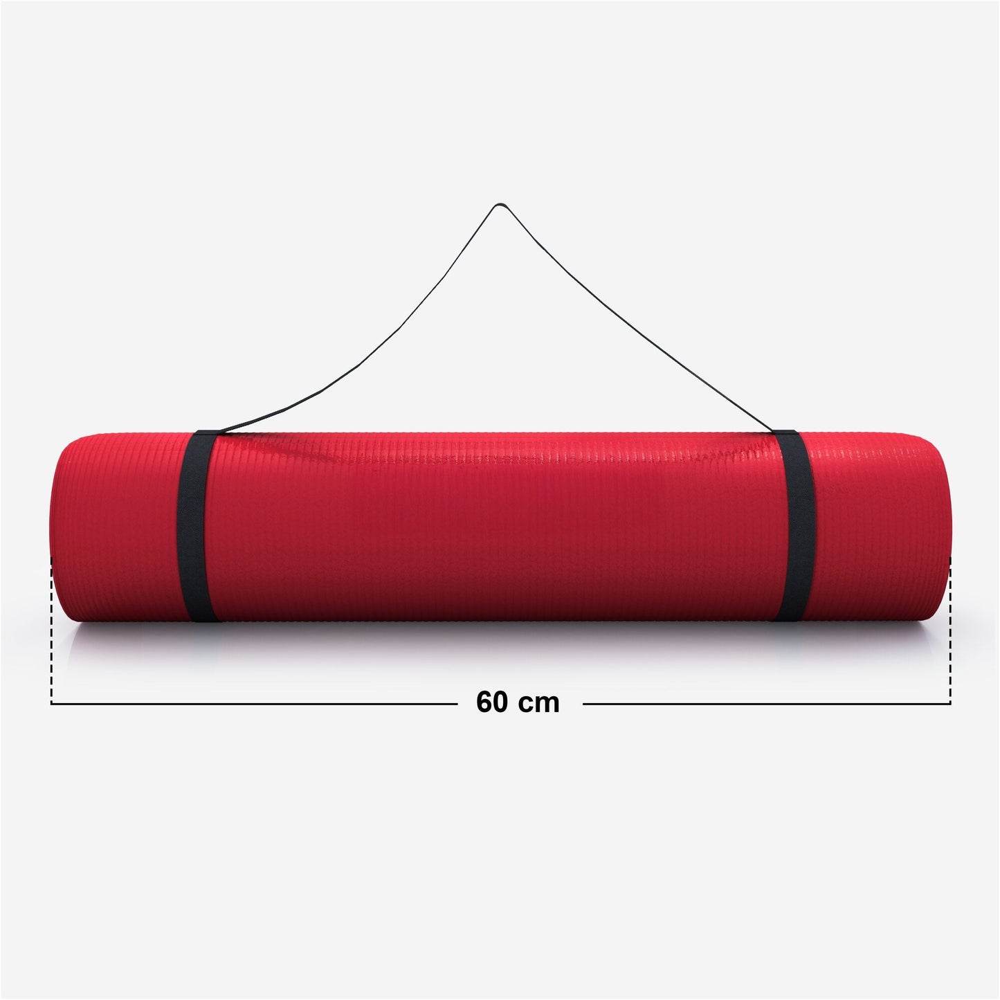 Saltea de yoga cu curea de transport 190 x 60/100 x 1,5 cm